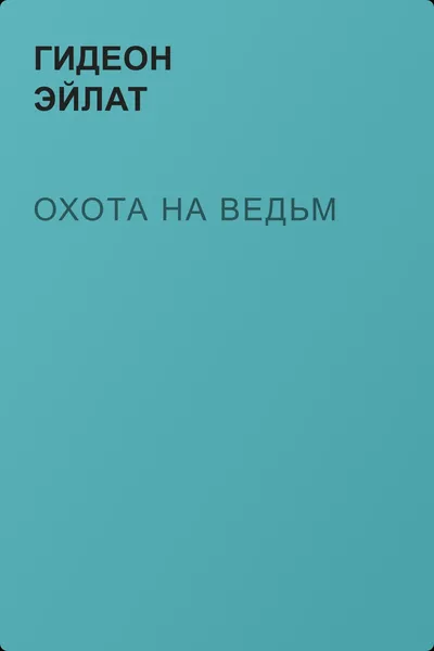 Охота на ведьм — обложка книги
