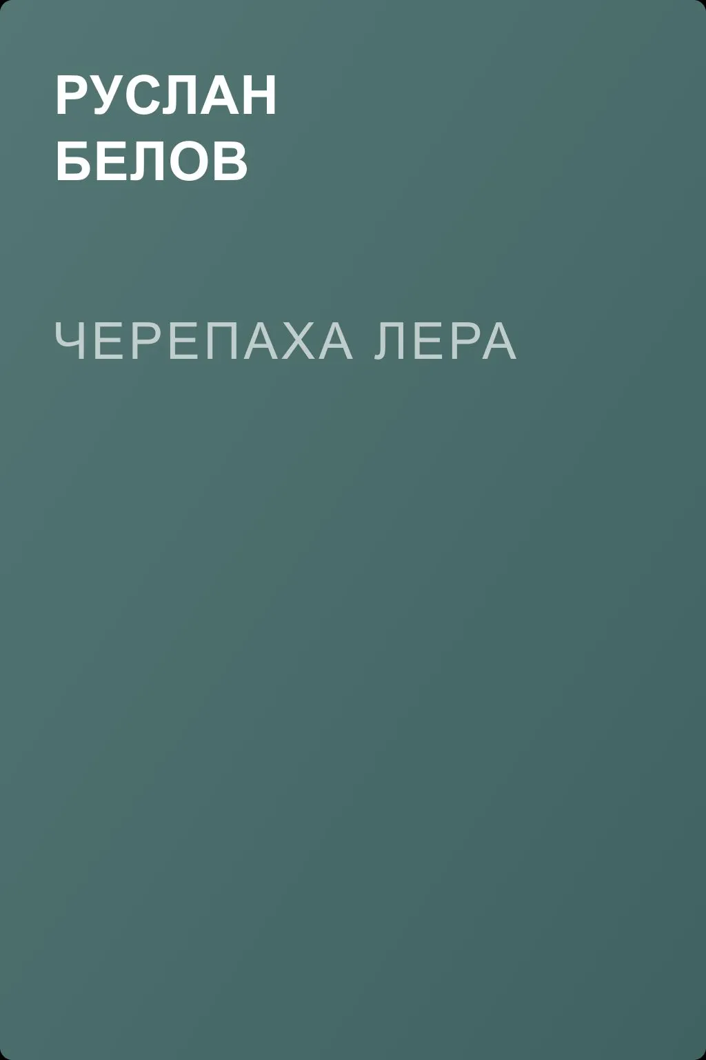 Черепаха Лера — обложка книги