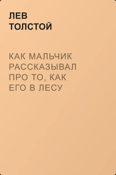 Как мальчик рассказывал про то, как его в лесу застала гроза — обложка книги