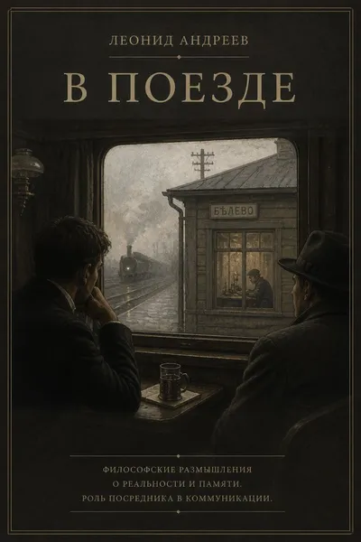 В поезде — обложка книги