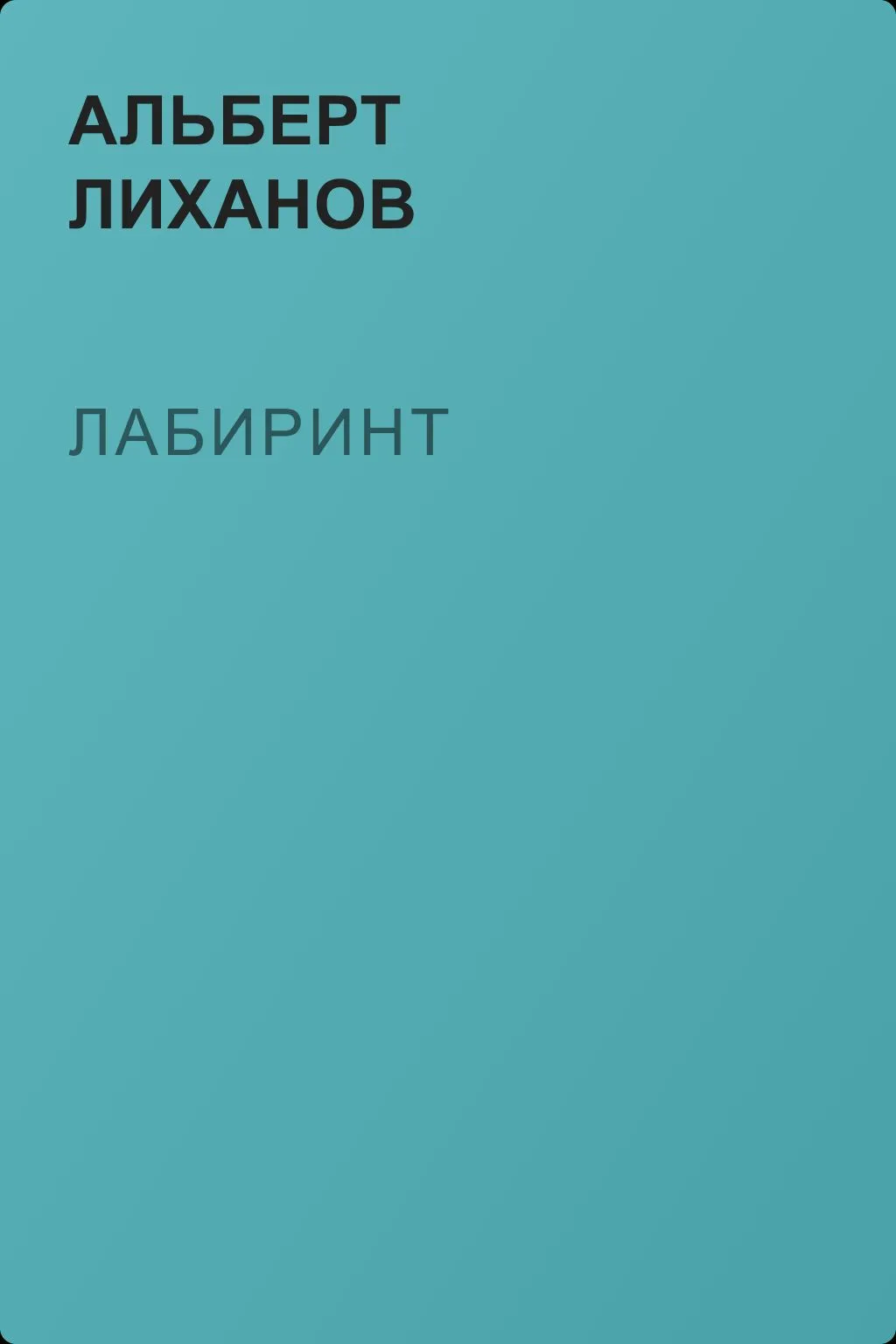 Лабиринт — обложка книги