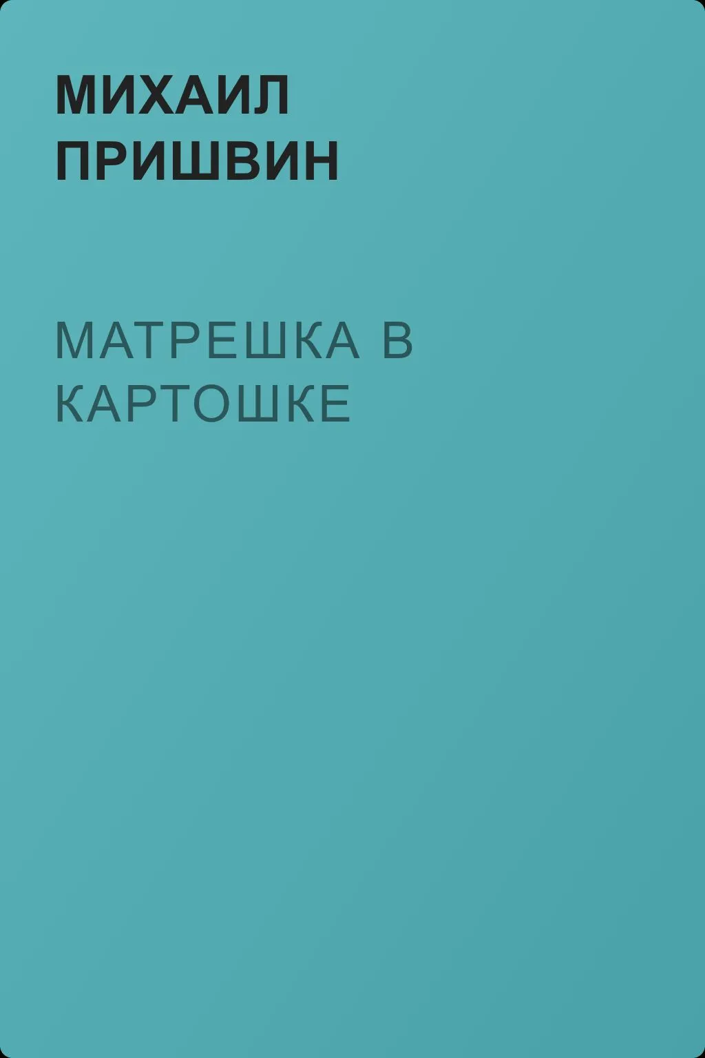 Матрешка в картошке — обложка книги