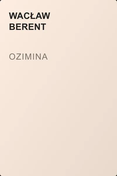 Ozimina — обложка книги