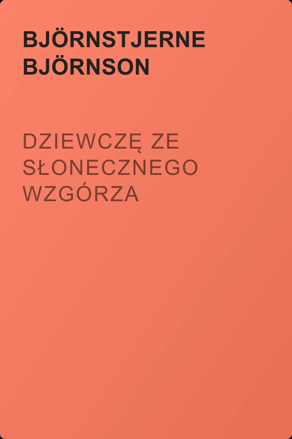 Dziewczę ze Słonecznego Wzgórza — обложка книги