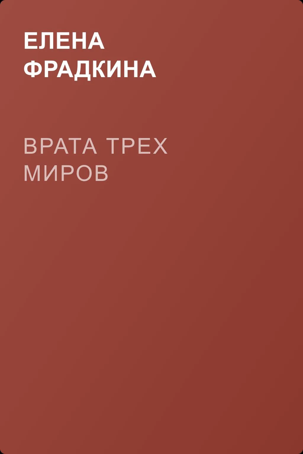 Врата трех миров — обложка книги