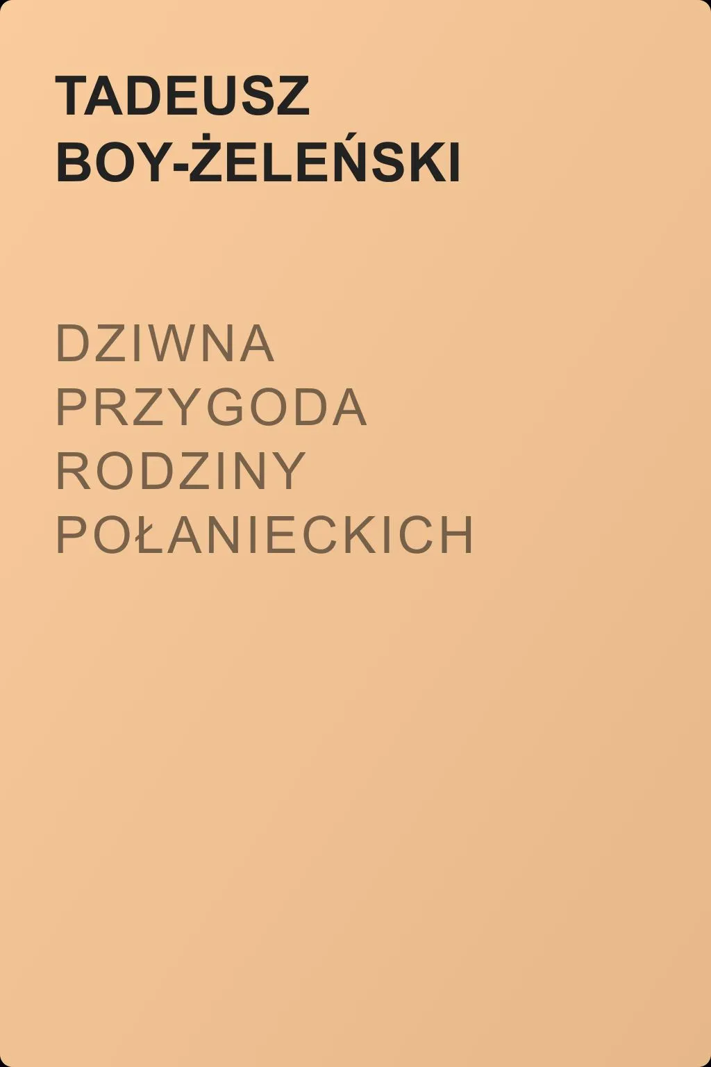 Dziwna przygoda rodziny Połanieckich — обложка книги