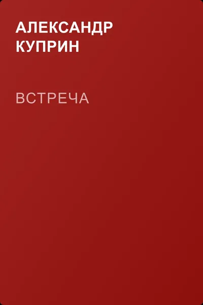 Встреча — обложка книги