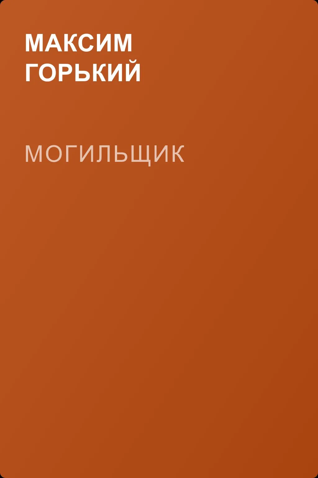 Могильщик — обложка книги