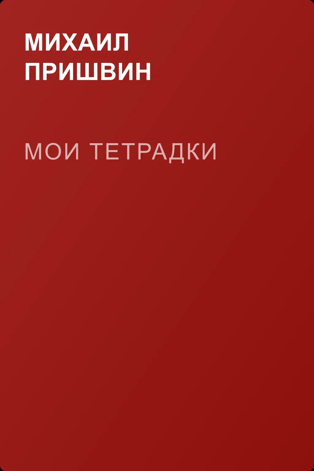 Мои тетрадки — обложка книги