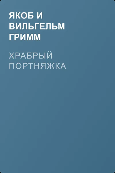 Храбрый портняжка — обложка книги