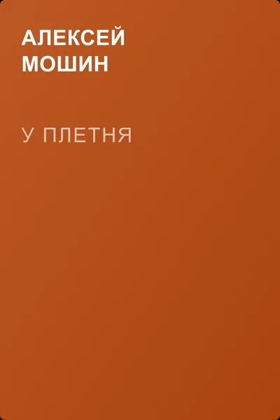 У плетня — обложка книги