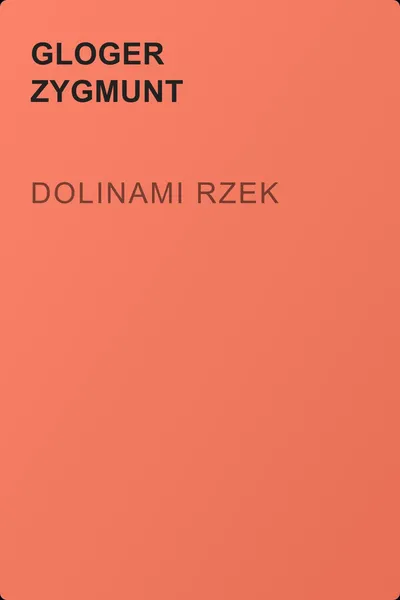 Dolinami rzek — обложка книги