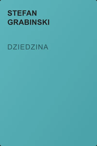 Dziedzina — обложка книги