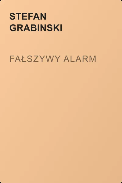 Fałszywy alarm — обложка книги