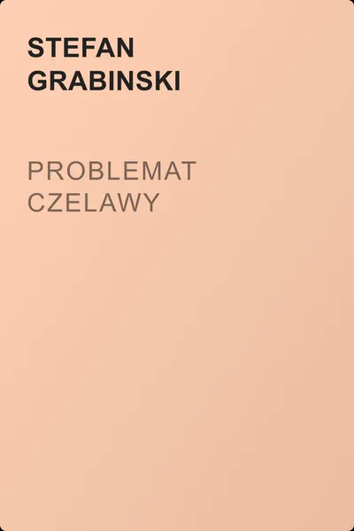 Problemat Czelawy — обложка книги