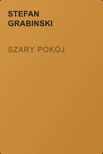 Szary pokój — обложка книги