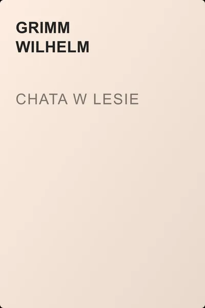 Chata w lesie — обложка книги