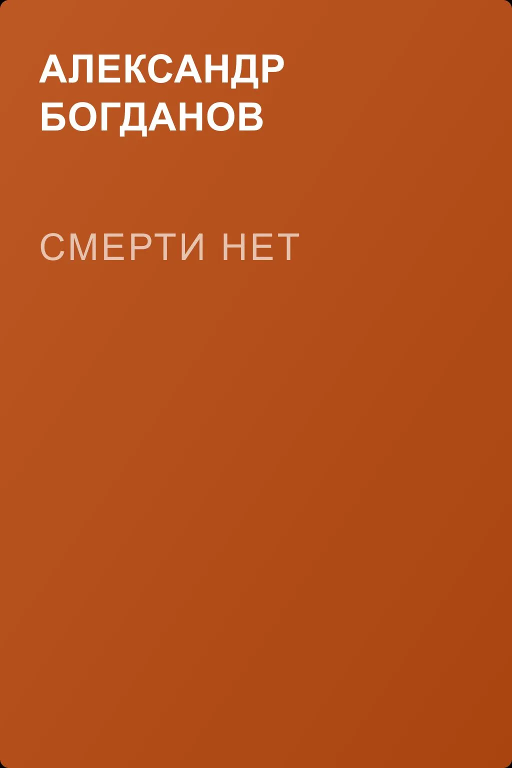 Смерти нет — обложка книги
