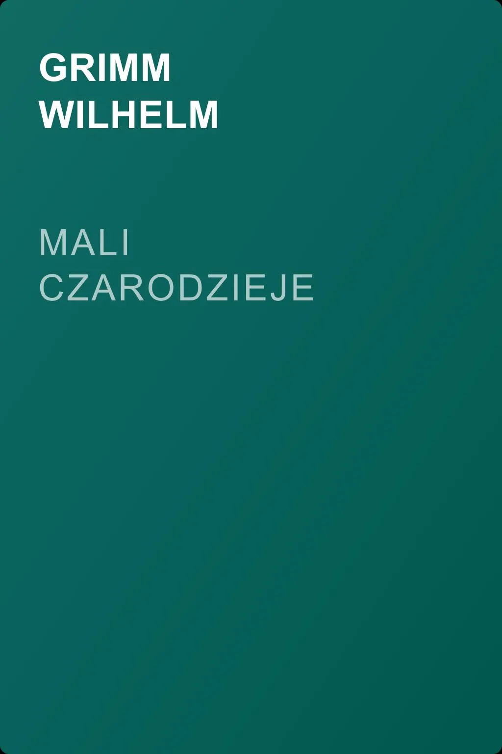 Mali czarodzieje — обложка книги