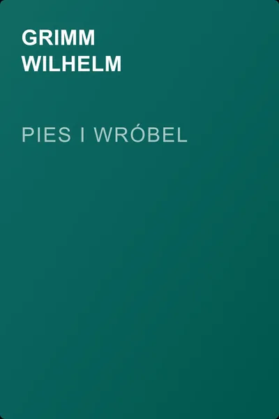 Pies i wróbel — обложка книги