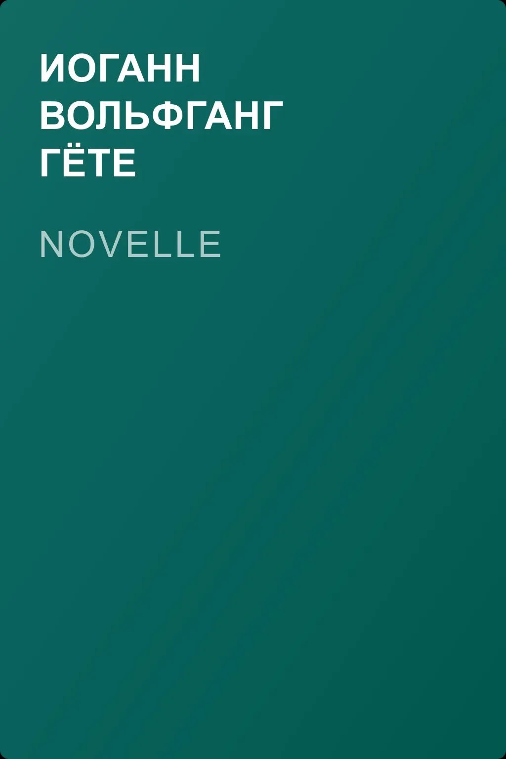 Novelle — обложка книги