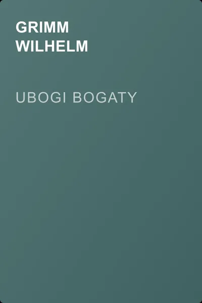 Ubogi bogaty — обложка книги