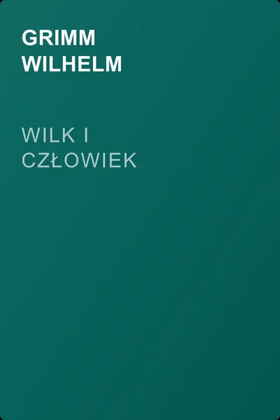 Wilk i człowiek — обложка книги