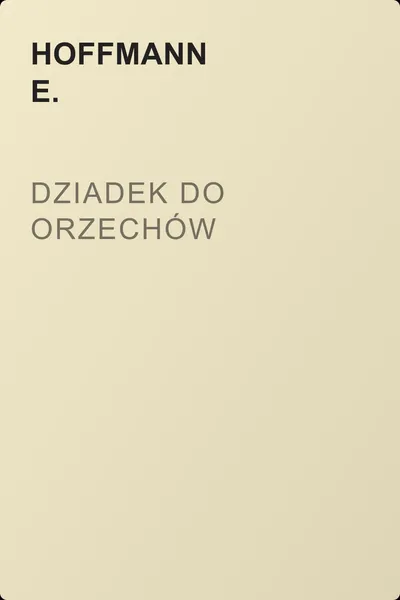 Dziadek do orzechów — обложка книги
