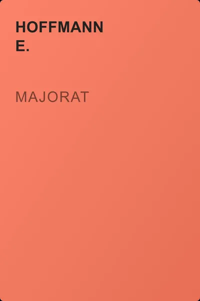 Majorat — обложка книги