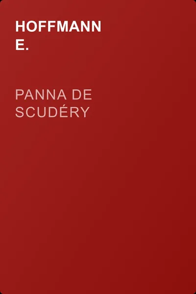 Panna de Scudéry — обложка книги
