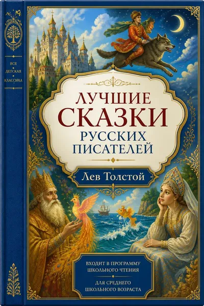 Лучшие сказки русских писателей — обложка книги