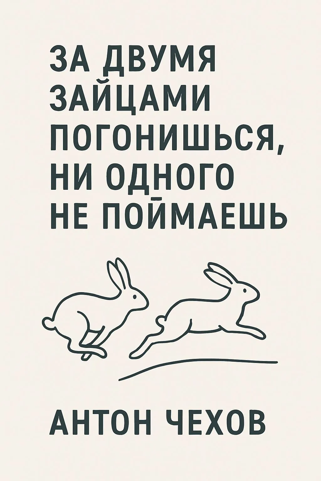 За двумя зайцами погонишься, ни одного не поймаешь — обложка книги
