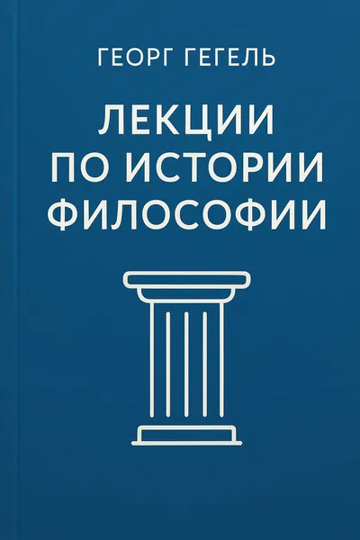 Лекции по истории философии — обложка книги