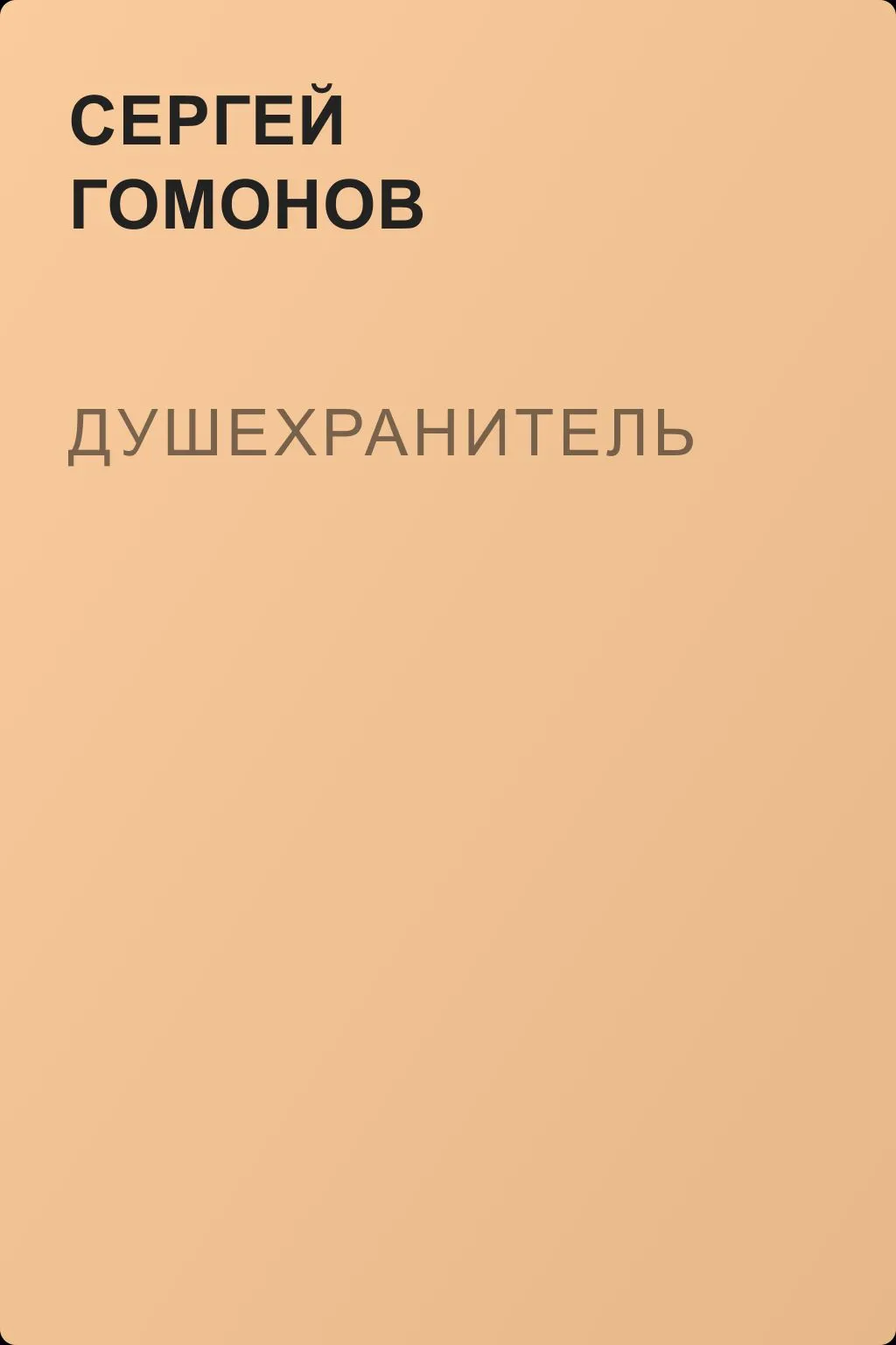 Душехранитель — обложка книги