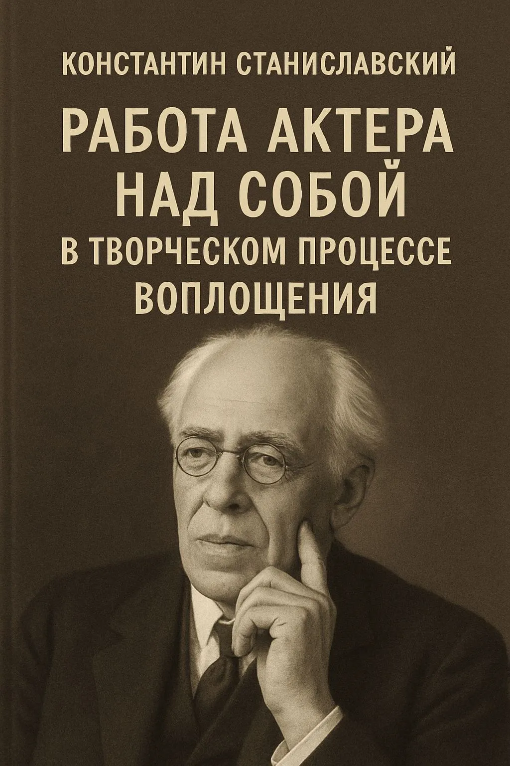 Работа актера над собой в творческом процессе воплощения — обложка книги