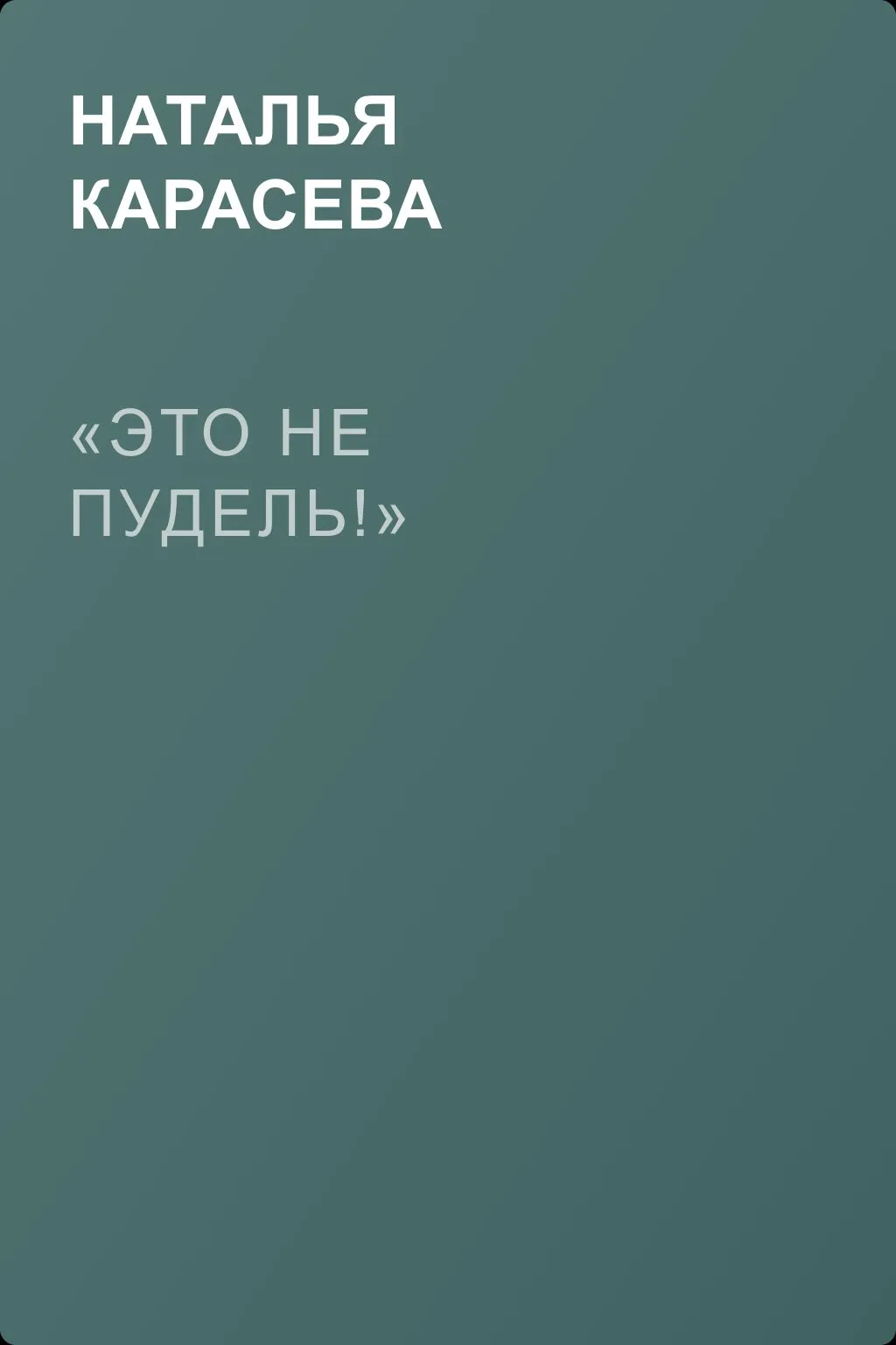 «Это не пудель!» — обложка книги
