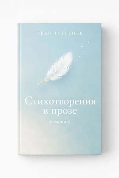 Стихотворения в прозе (сборник) — обложка книги