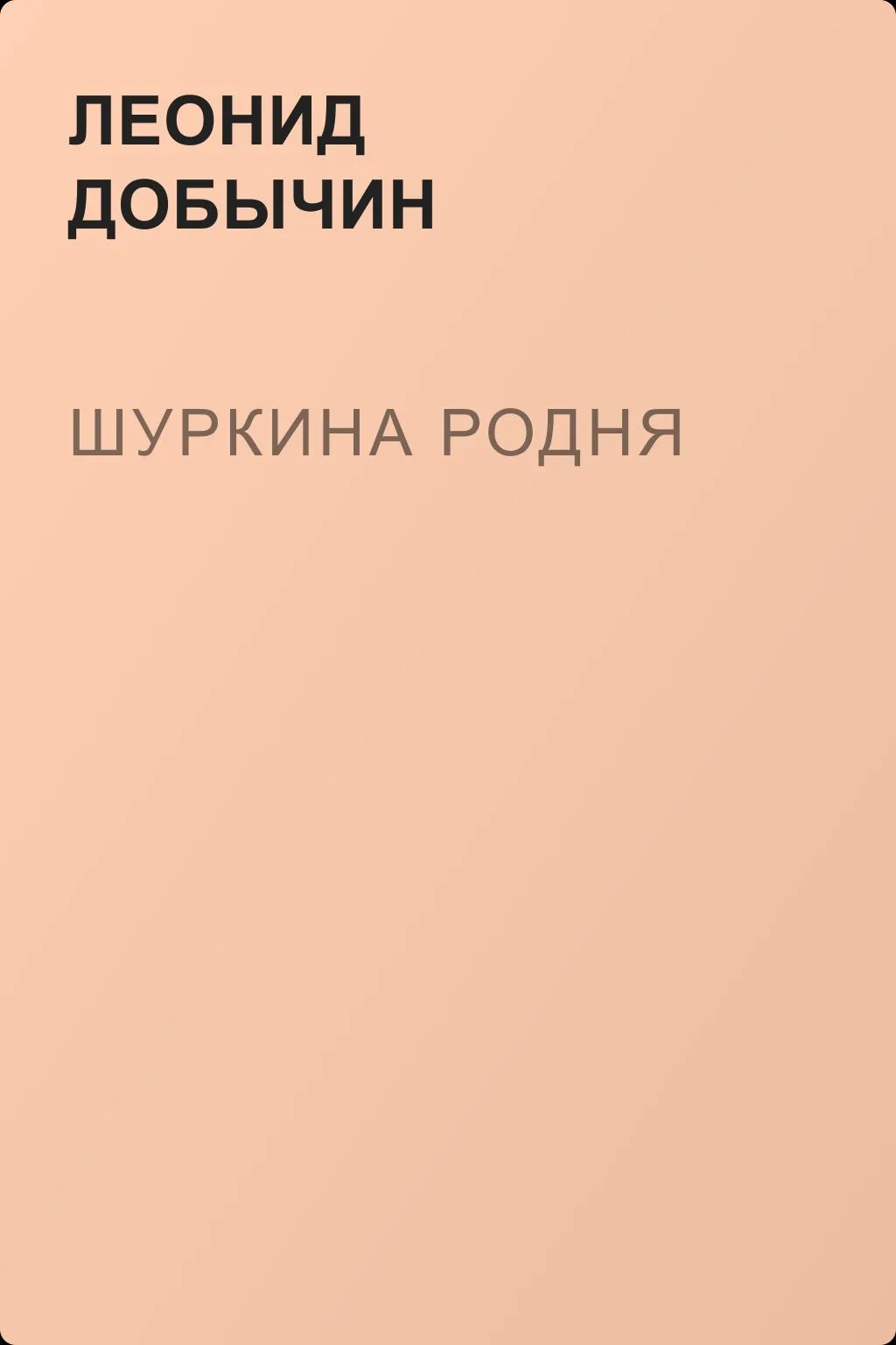 Шуркина родня — обложка книги