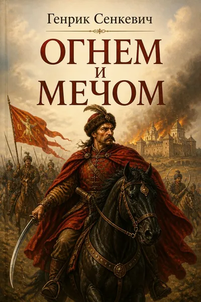 Огнем и мечом — обложка книги