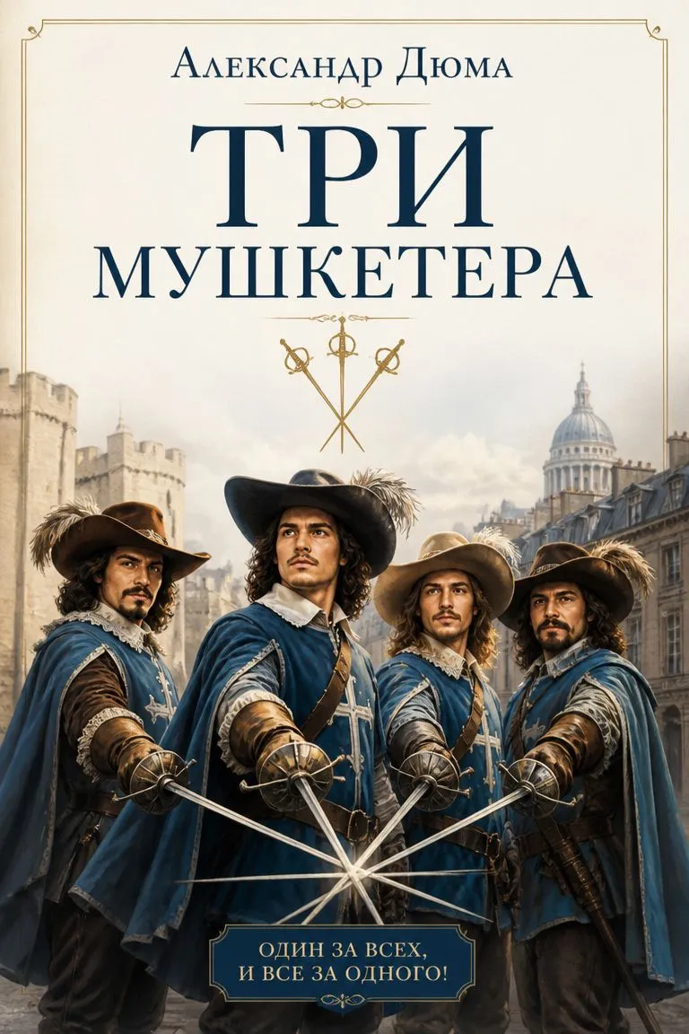 Три мушкетера — обложка книги