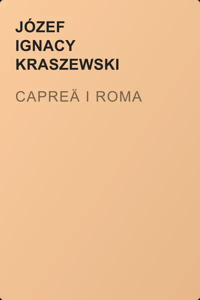 Capreä i Roma — обложка книги