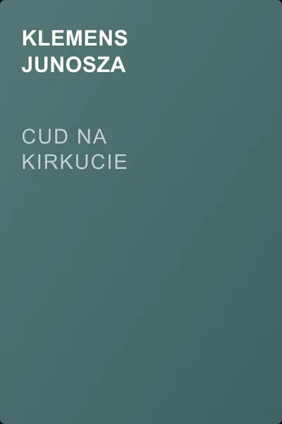 Cud na kirkucie — обложка книги