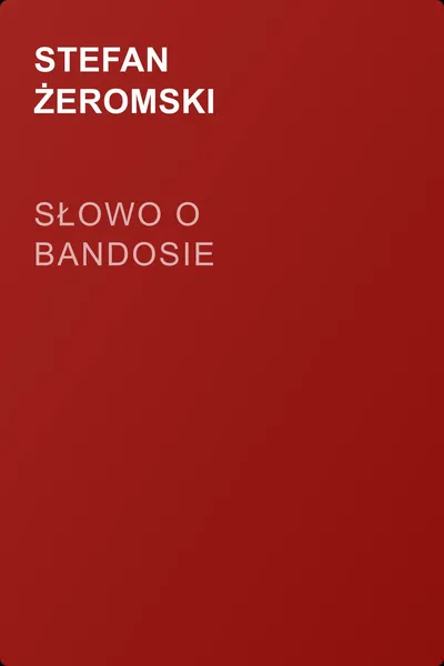 Słowo o bandosie — обложка книги