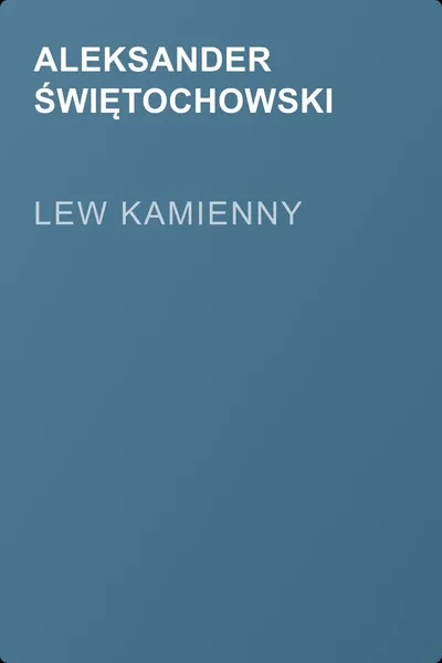 Lew kamienny — обложка книги