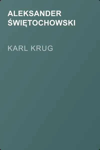 Karl Krug — обложка книги
