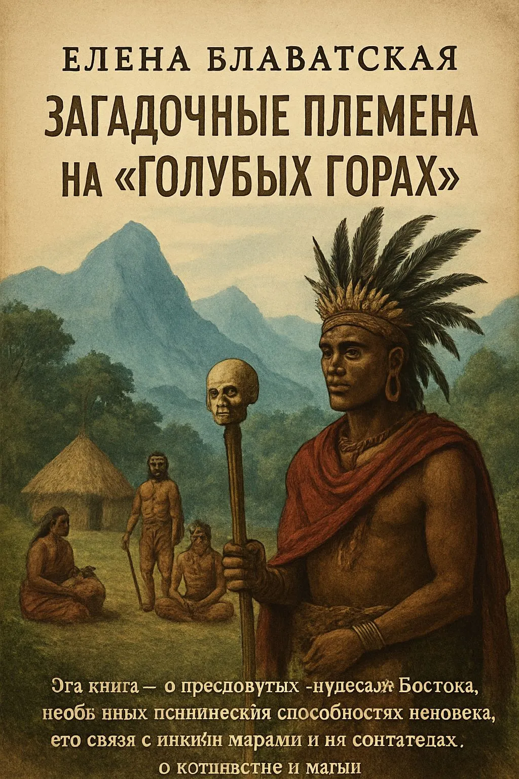 Загадочные племена на «Голубых горах» — обложка книги