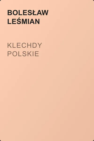 Klechdy polskie — обложка книги