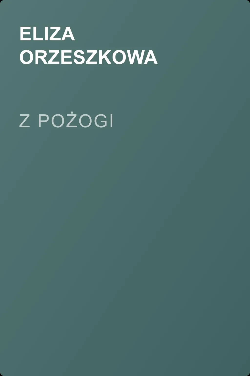 Z pożogi — обложка книги