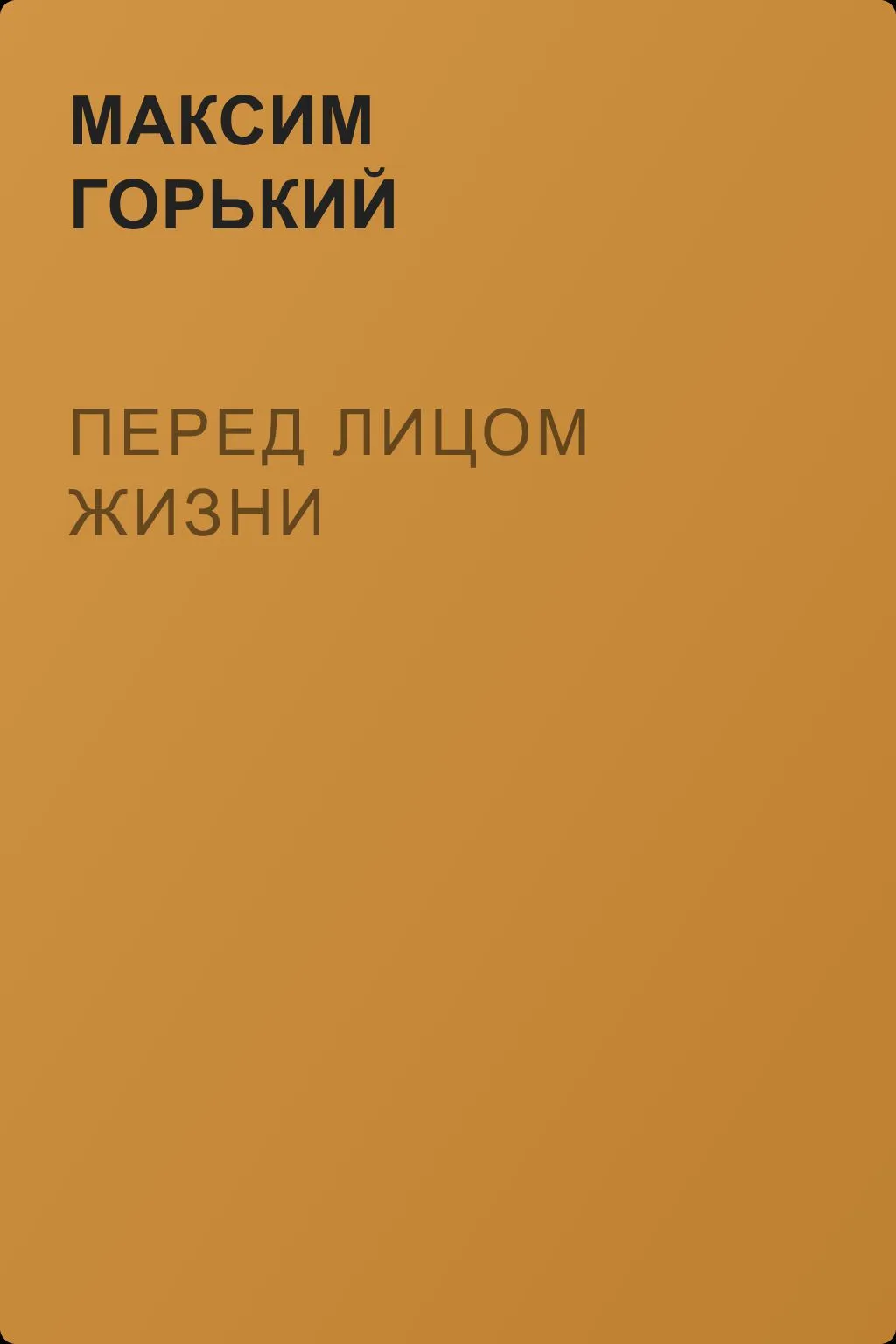 Перед лицом жизни — обложка книги