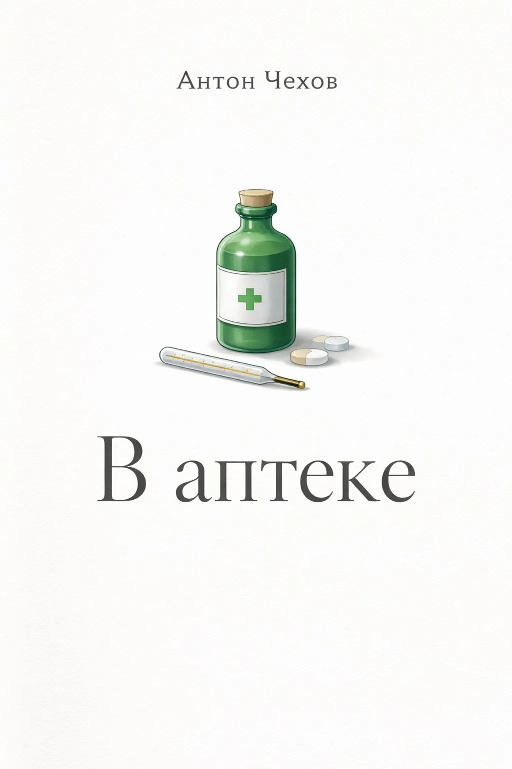 В аптеке — обложка книги